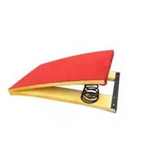 연습용 점프 스프링 발판 높이뛰기 뜀틀 구름판 보드, 60x120 레드카펫 스프링 6개