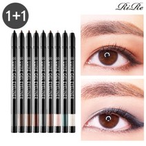 [본사공식] 리르 룩스 젤 워터프루프 펜슬 아이라이너 1+ 1, 선택1:젤_킬블랙|선택2:+펄블랙, 단품