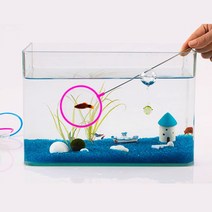 [마트999]어항 물고기 새우 구피 뜰채 부유물 청소 치어 분리, 2-어항뜰채-중