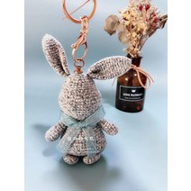 코바늘 뜨개질 인형만들기 DIY 패키지 모직 인형 귀여, 110 Maxiang Violent Rabbit 재료 팩
