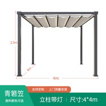 정자짓기 정자 바베큐장 평상, 빛으로 4m x 4m