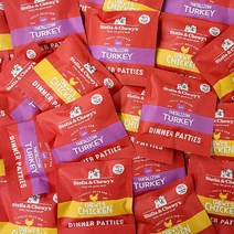 샘플 스텔라앤츄이스 디너패티 미니팩 10g / 10개 묶음 치킨터키, 치킨 10개