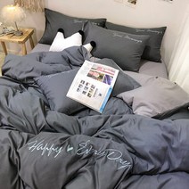 공주풍 침대 스커트 4피스 프릴레이스 이불 커버