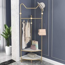 엣지행거 의류 옷장 모서리 조립식 앵글 옷걸이선반, F