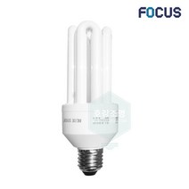포커스 장미전구 삼파장램프EL30W E26, 주광색(흰색빛), 포커스삼파장EL30W