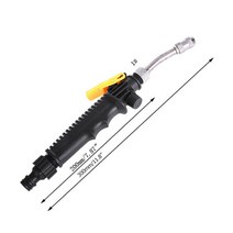 Portable High-Pressure Water for Cleaning Car Wash Machine Garden Watering Sprinkler with Water Adj, [02] 30cm