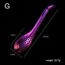 캐비어 스푼 분자 요리 도구 소쿠리 달걀 노른자 주방 악세사리, 07 G