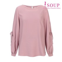 [숲] 슬리브 스트랩 보트넥 블라우스(SW8LSCA)