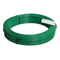 pvc코팅 철사 철선 묶음 지지선, PVC 코팅선 D선/녹색-지지선 2kg