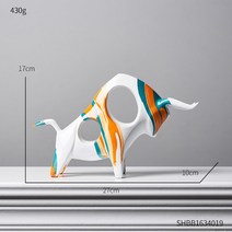 피규어 플레이모빌xxl 귀멸의 칼날 굿즈현대 미술 낙서 암소 미니어처 장식 인형 인테리어 홈 거실 책상, 06 Height-17CM
