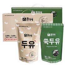 [총각네] 총각네 흰강낭콩두유 20봉+쑥두유15봉, 35포, 190ml