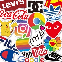 감성스티커 캐리어스티커 노트북스티커 핸드폰스티커 리무버블스티커 다꾸 방수 빈티지 아이패드 핸드폰 믹스1중100매, 04.믹스4(대) 100매