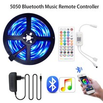 Led 스트립 라이트 Rgb 5050 2835 스마트 테이프 12V 게이머 룸 장식 Wi, 04 20M Full set, 07 5050 Bluetooth Music