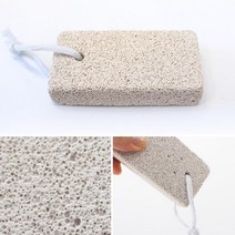 발 뒤꿈치 발바닥 각질 제거기 천연 경석 돌 돌멩이, 1개