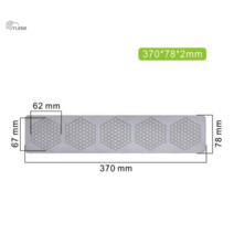 [YLEMI]나뭇잎틀 장식 실리콘몰드 시트 가니쉬, T육각형 벌집틀 - 얇은 타입