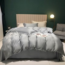 Sondeson 럭셔리 100% 실크 화이트 침구 세트 건강 피부 이불 커버 플랫 시트 또는 핏 베갯잇 성인용
