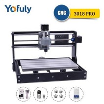 CNC3018 프로 PCB pvc용 레이저 조각기 나무 라우터 CNC 미니 DIY 조각기 GRBL ER11 3 축 밀링 커팅 머신, No laser+3018pro add offline