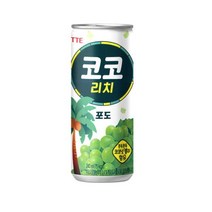 칠성 탕비실 손님대접 가족간식 코코리치 포도 주스 과즙음료 과일주스 생과일 240ML 30개, 6세트