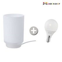 이케아 ISBRYTARE LED스탠드와 전구/탁상스탠드, 화이트