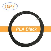 3D프린터 스캐너 필라멘트 3D 펜 PLA 1.75Mm 리필 플라스틱 실크 5 미터 대리석 빛나는 나무 골드 실버 구리 옐로우 블루 핑크 프린터 소재, PLA Black 5m, [16] PLA Black 5m