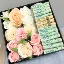 [바보사랑] 피치 장미 플라워 박스(대), 상세 설명 참조