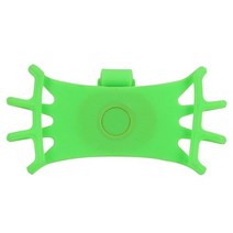 자전거보관대 자전거 거치대 스탠드 걸이 보관대 실리콘 오토바이 자전거 핸들 바 스탠드 마운트 폰 홀더, 02 Green