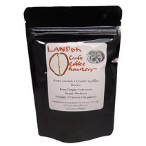 인도네시아 코피 루왁 시벳 커피 미디엄 로스트 홀빈 원두 56g 사향 고양이 Landor Craft Coffee Roasters