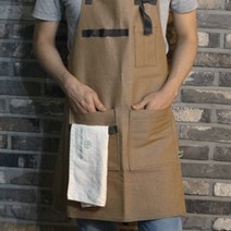 리턴투네이처 카페 바리스타 앞치마 생분해 식물성 PLA 항균 99.9% 업소용 앞치마