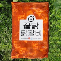 꿀닭닭갈비 1kg 닭갈비 수제닭갈비 춘천식닭갈비 닭다리살, 1팩