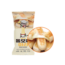 [로뎀]통모짜 찰바 120g x 10개 자연산 모짜렐라 치즈가 가득한 쟁여탬 캠핑 간식, 1세트