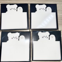 도리하이 블랙 떡메모지 떡메 캐릭터메모지 다꾸 떡메제작 B급 [은세 상점]