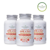 [내추럴이믹스] 15종 멀티비타민 원어데이 600mg (3개월분), 90정 x 3개