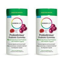 Rainbow Light Probiolicious Probiotic Gummies 레인보우 라이트 프로바이오틱스 50구미 2팩