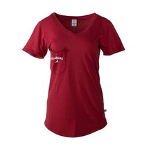Venley NCAA University College 여성용 티셔츠 뉴욕 대학교 뉴 4 - 퍼플, Alabama Roll Tide 02 - Crimson