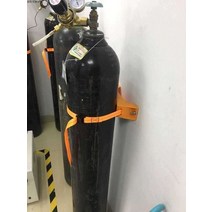 가스통 거치대 보관 안전 보호 질소 용기 LPG 보관대, 그레이, 1개