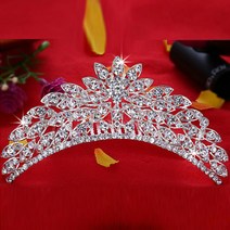 라온드레스 티아라 웨딩왕관 왕관 웨딩티아라 헤어장식 머리핀 티아라-A-18
