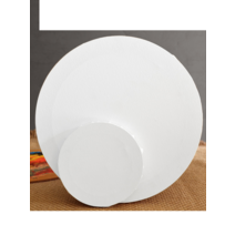 원형 캔버스 유화 액자 용구 화판 그림 고산 공백, 지름 60cm 2팩둥근 목화 유화 프레임