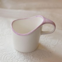 칼라라인 도자기 종이컵홀더 [핸드페인팅 도자기], 바이올렛