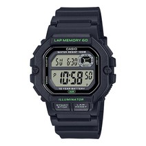 CASIO 카사오 LAP MEMORY 60 스포츠 방수 10년배터리 전자 손목시계