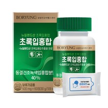 보령 뉴질랜드산 초록입 초록잎 홍합 동결건조 60정 + 튼튼마켓 전용로고 물티슈 증정, 단품, 단품