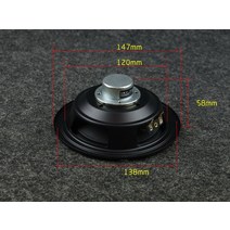 코일 스피커20-40W 5.25 인치 HIFI 풀 레인지 스피커 4 옴 8 네오디뮴 불렛 25mm KSV 보이스 코일 오디오, 02 Round 8 ohms_01 1PCS