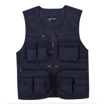 디지티 다용도 멀티 매쉬 조끼, 블루