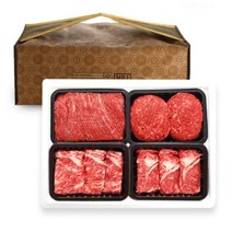 무항생제 한우 명품 소고기 백화점 예단 한우구이용 이바지 선물세트, 고급 선물용 포장, (옵션10) 로스정육6호