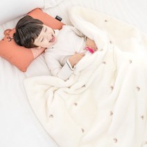 아리베베 극세사 모달 양면 유아블랭킷, 토끼