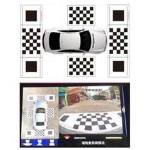 어라운드뷰 전면 후면 측면 자동차 카메라 보정 천 도 서라운드 버드뷰 파노라마 DVR 시, Type4 2D 3D cloth
