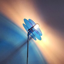 위버스 오로라 무드등 레인보우 선셋 석양 조명 아크릴 usb, 블루