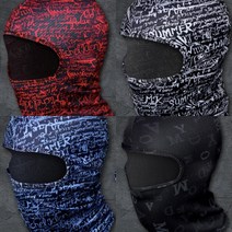 쿨링 라이딩 마스크 여름용 자외선 차단 김서림 목토시 공원 낚시 얼굴 햇빛 가리개, 레터링블랙