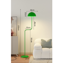헤이즈스튜디오 장스탠드 이케아 머쉬룸 루이스폴센 활장 플로어스탠드, 그린 12W 리모컨