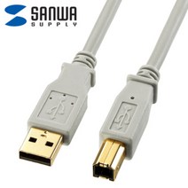 강원전자 산와서플라이 KU20-4HK USB2.0 AM-BM 케이블 4m, 상세페이지 참조