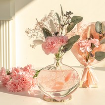 [당일발송] 꽃다발포장 모먼트 카네이션 디퓨저 160ml_핑크/레드, 프레쉬 그레이프프룻:핑크